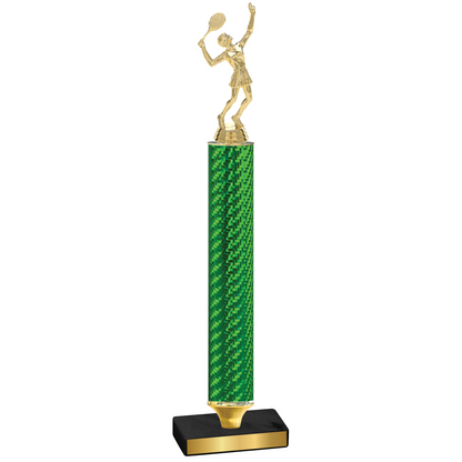 Value Green Carbon Fiber Tennis Trophy