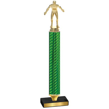 Value Green Carbon Fiber Wrestling Trophy