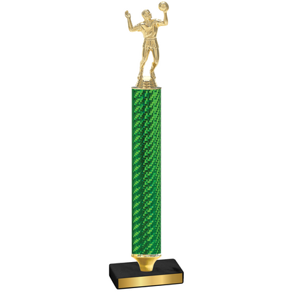 Value Green Carbon Fiber Volleyball Trophy