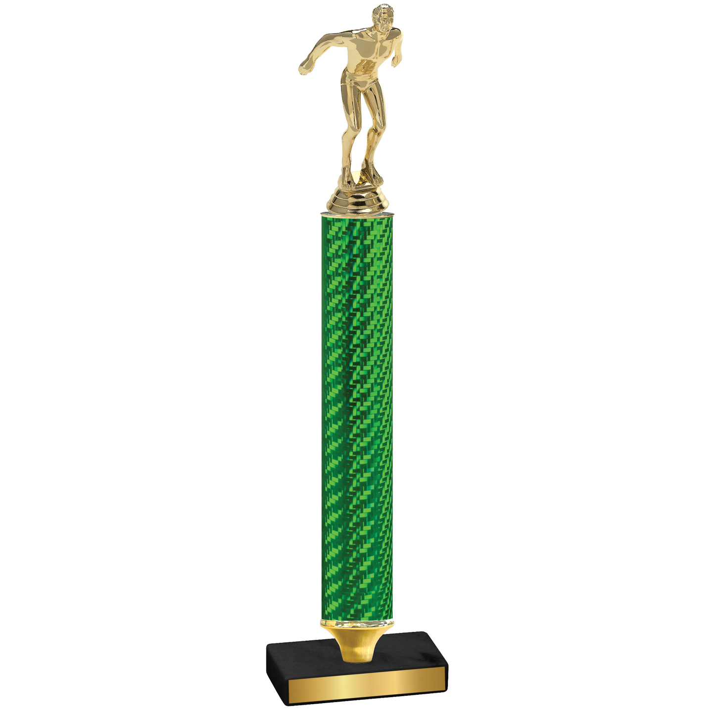 Value Green Carbon Fiber Swimming Trophy