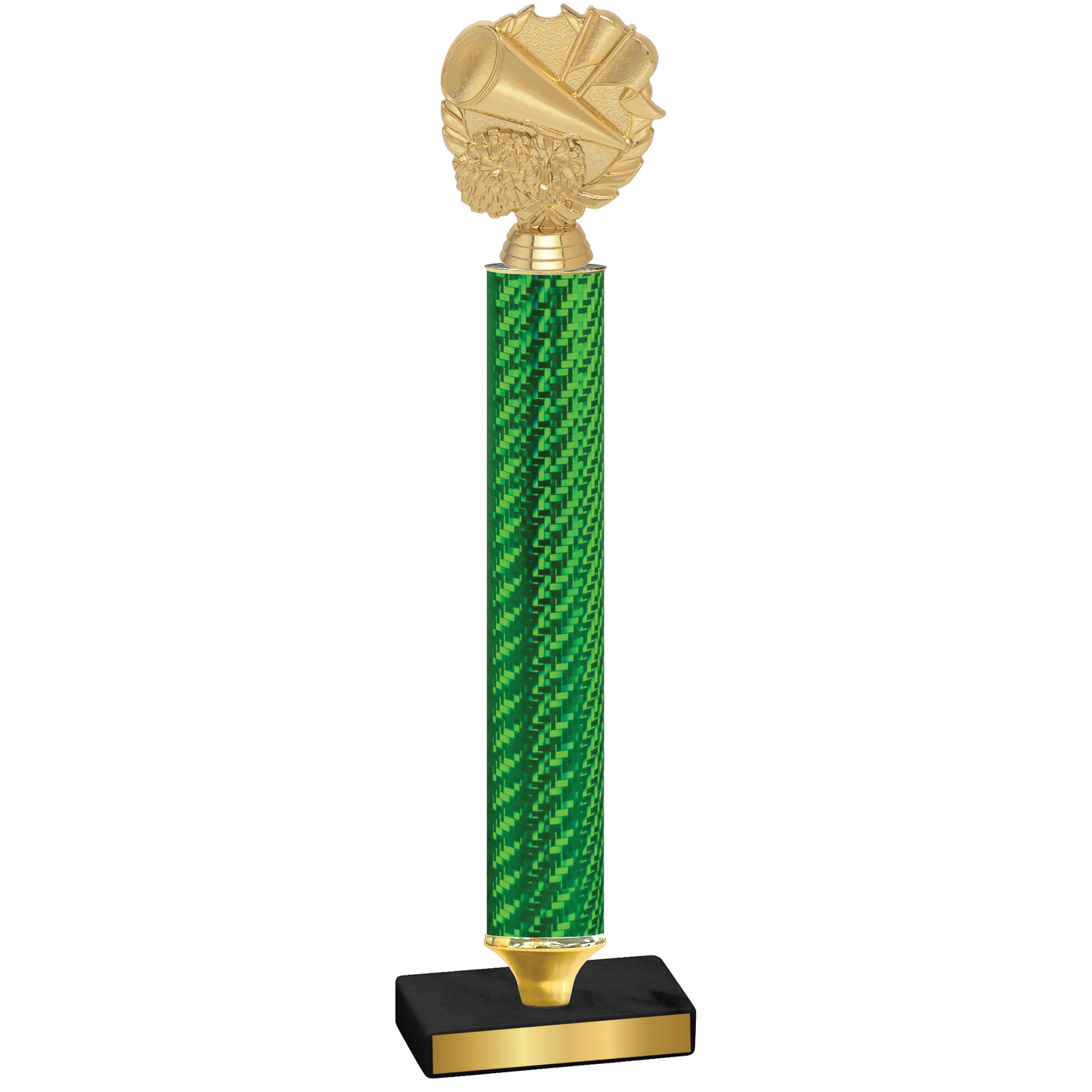 Value Green Carbon Fiber Cheerleading Trophy