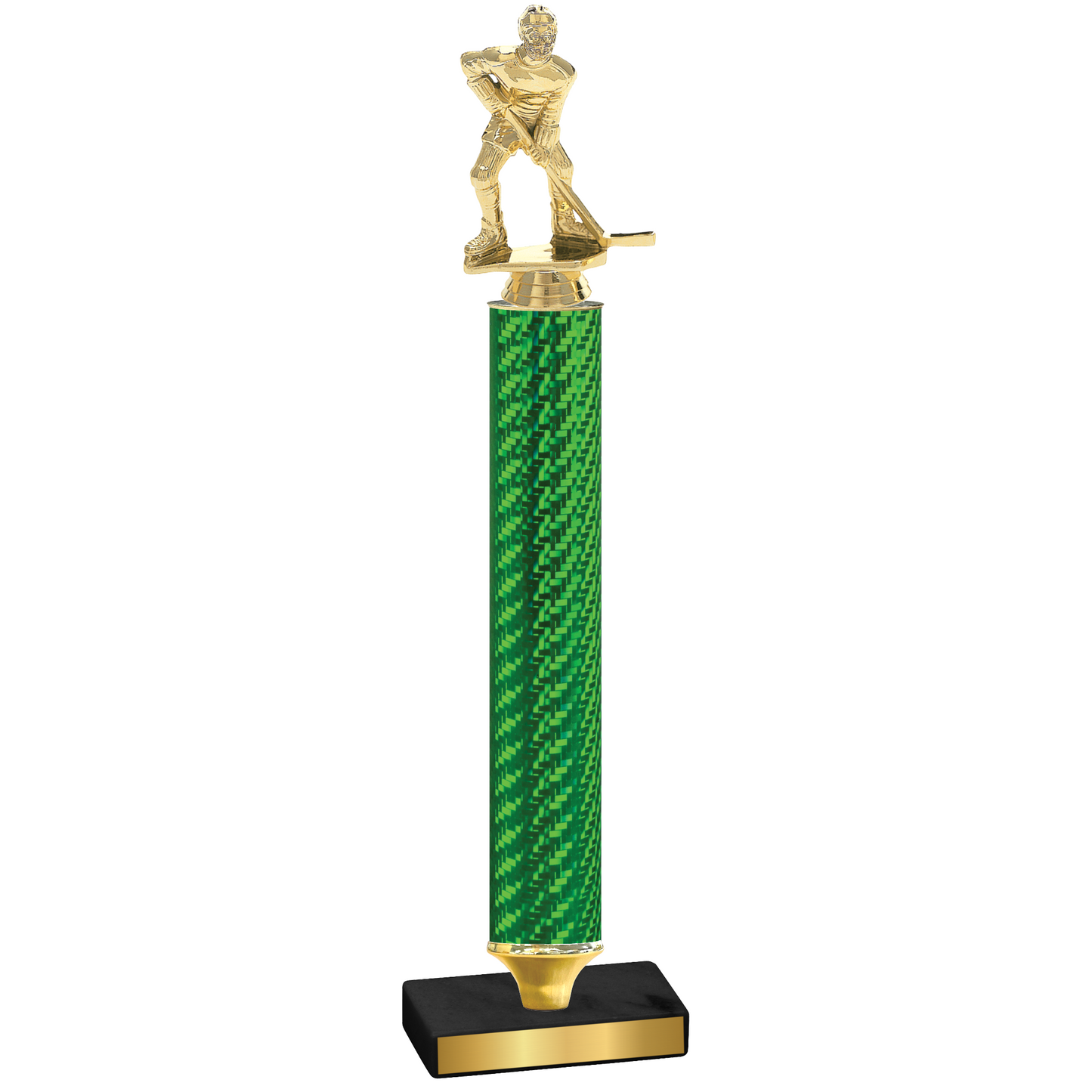 Value Green Carbon Fiber Hockey Trophy