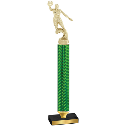 Value Green Carbon Fiber Basketball Trophy