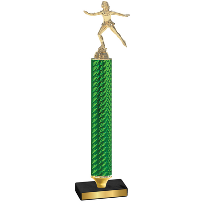 Value Green Carbon Fiber Skater Trophy