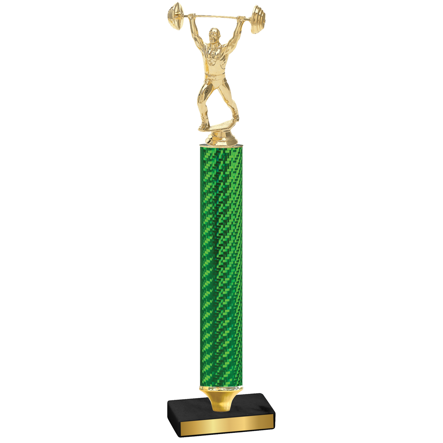 Value Green Carbon Fiber Weights Trophy