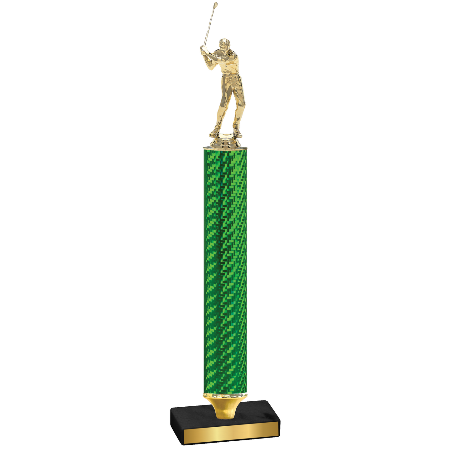 Value Green Carbon Fiber Golf Trophy