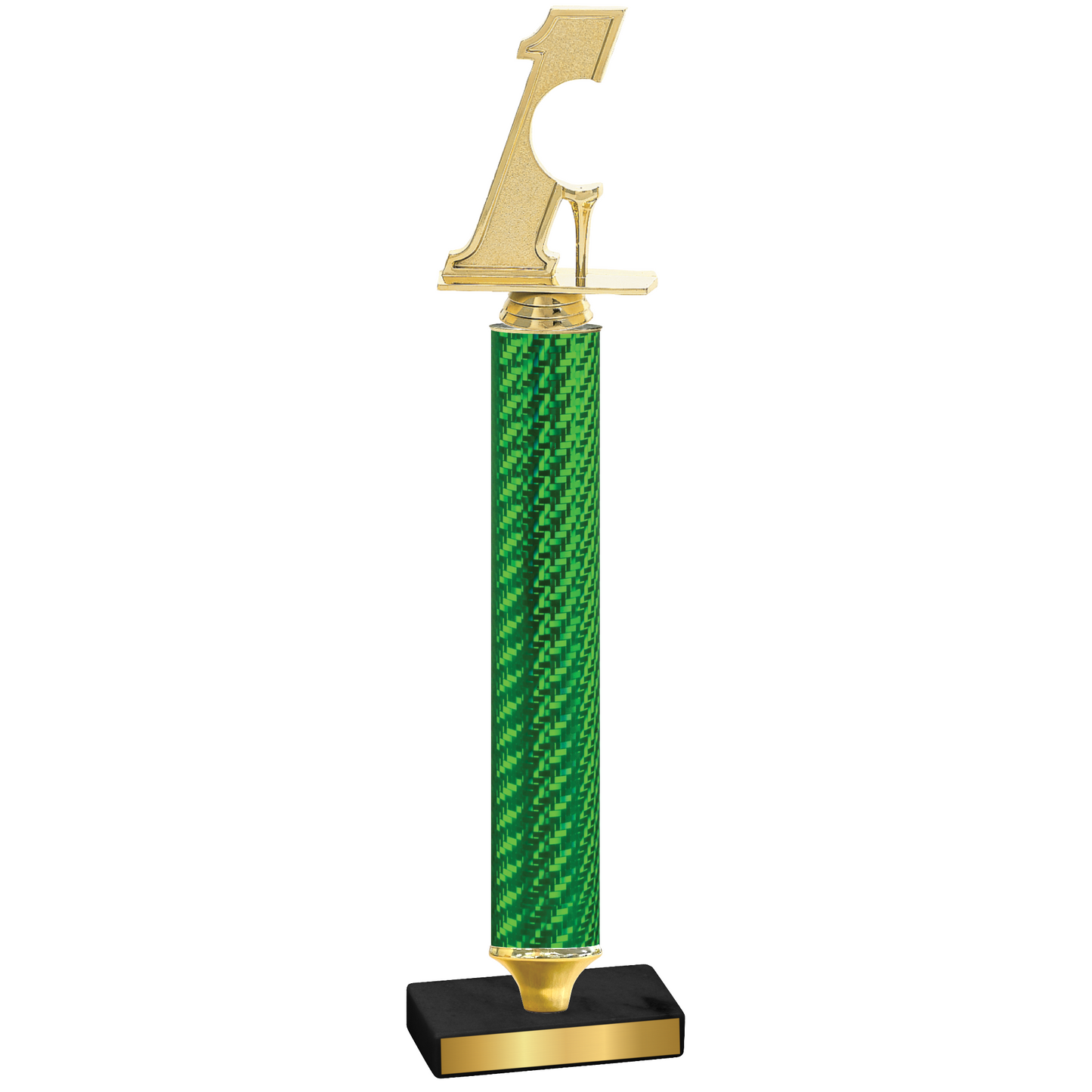 Value Green Carbon Fiber Golf Trophy