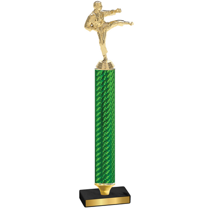 Value Green Carbon Fiber Karate Trophy