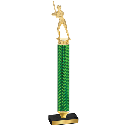 Value Green Carbon Fiber Softball Trophy