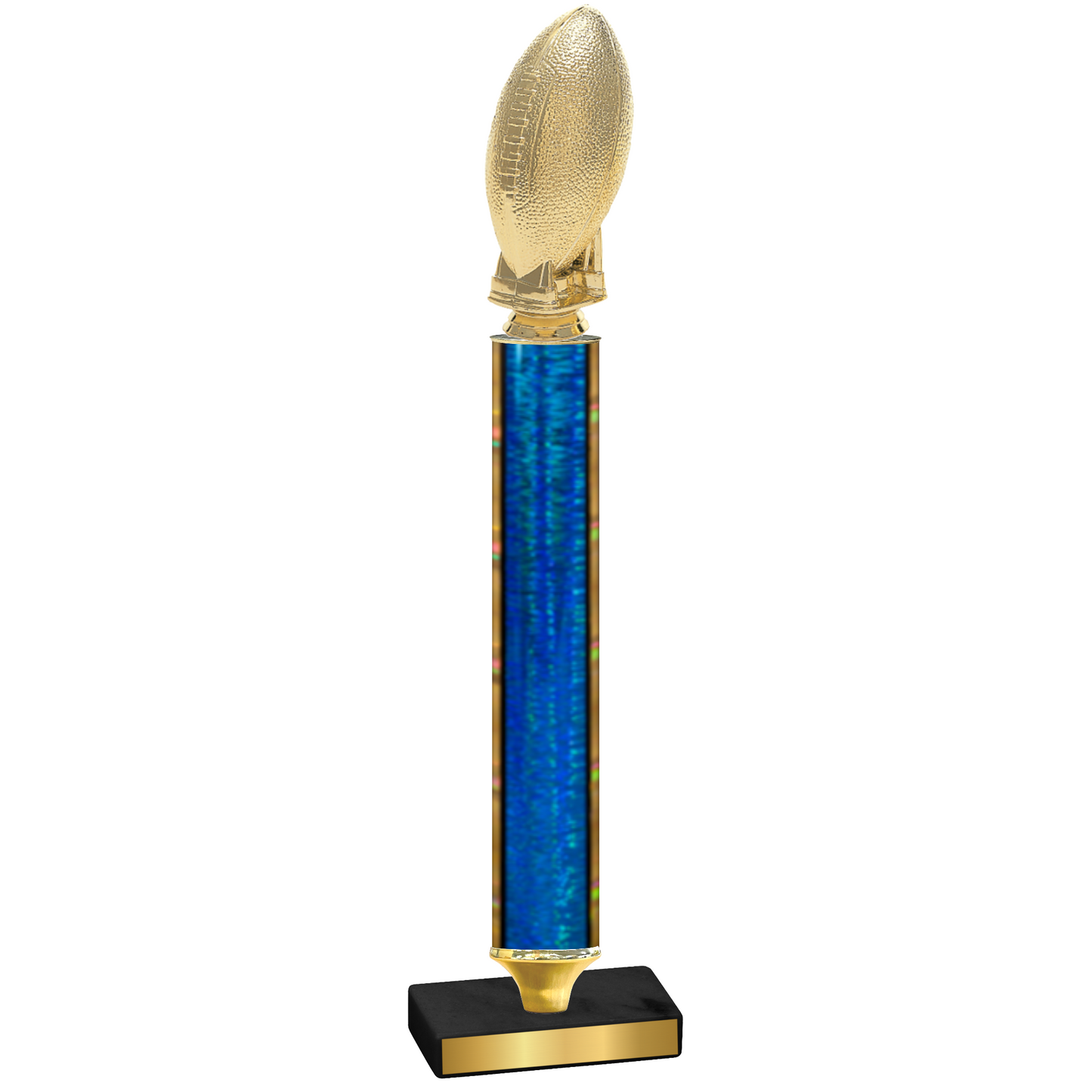 Value Blue Glacier Football Trophy