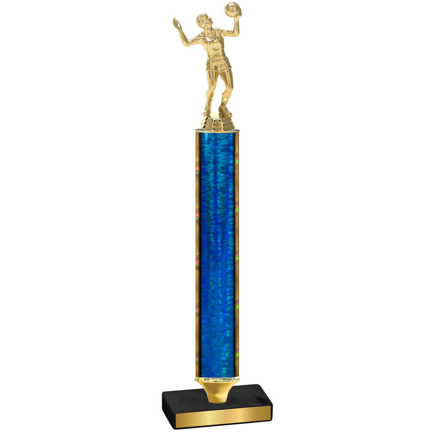 Value Blue Glacier Volleyball Trophy