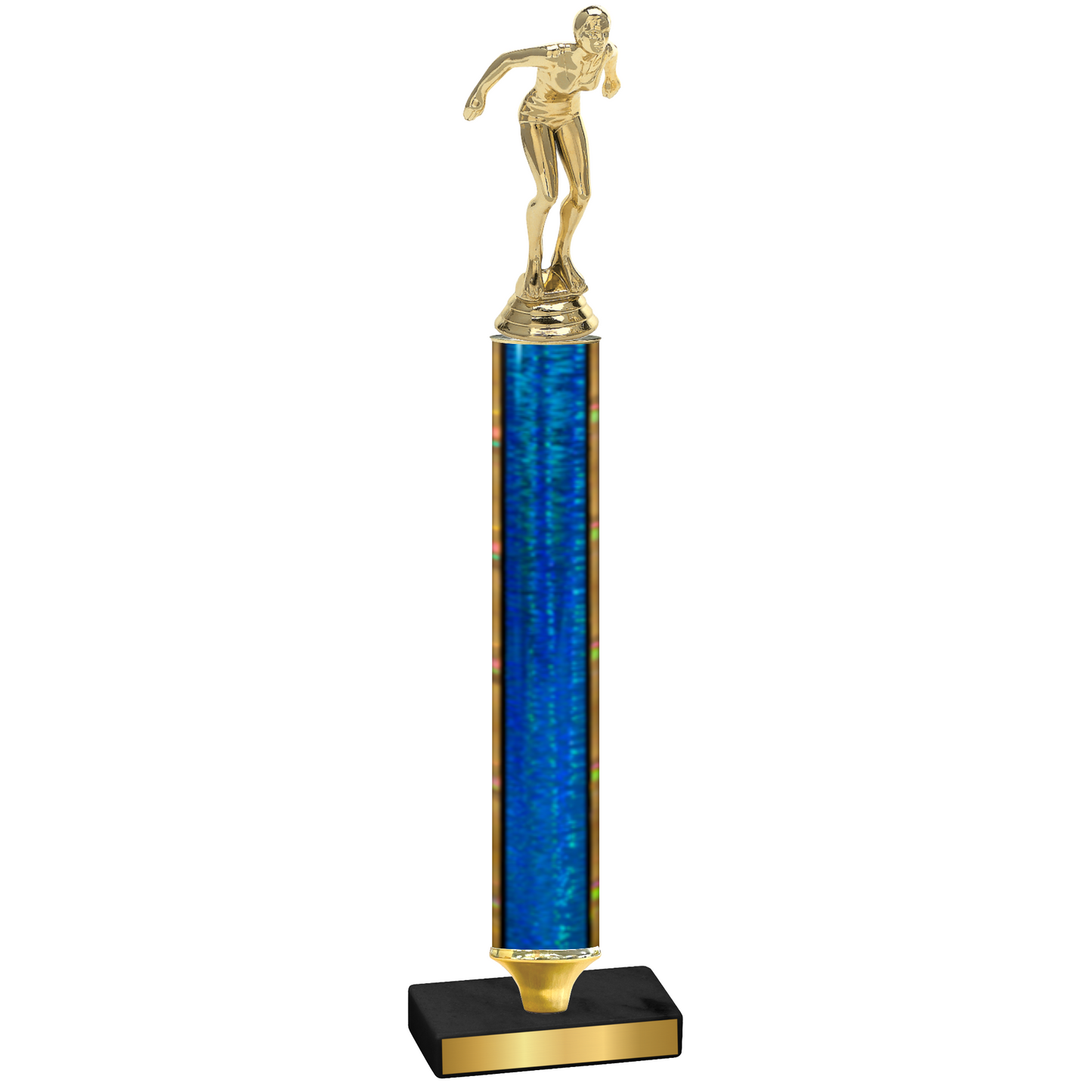 Value Blue Glacier Tennis Trophy