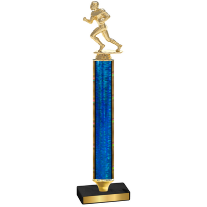 Value Blue Glacier Football Trophy