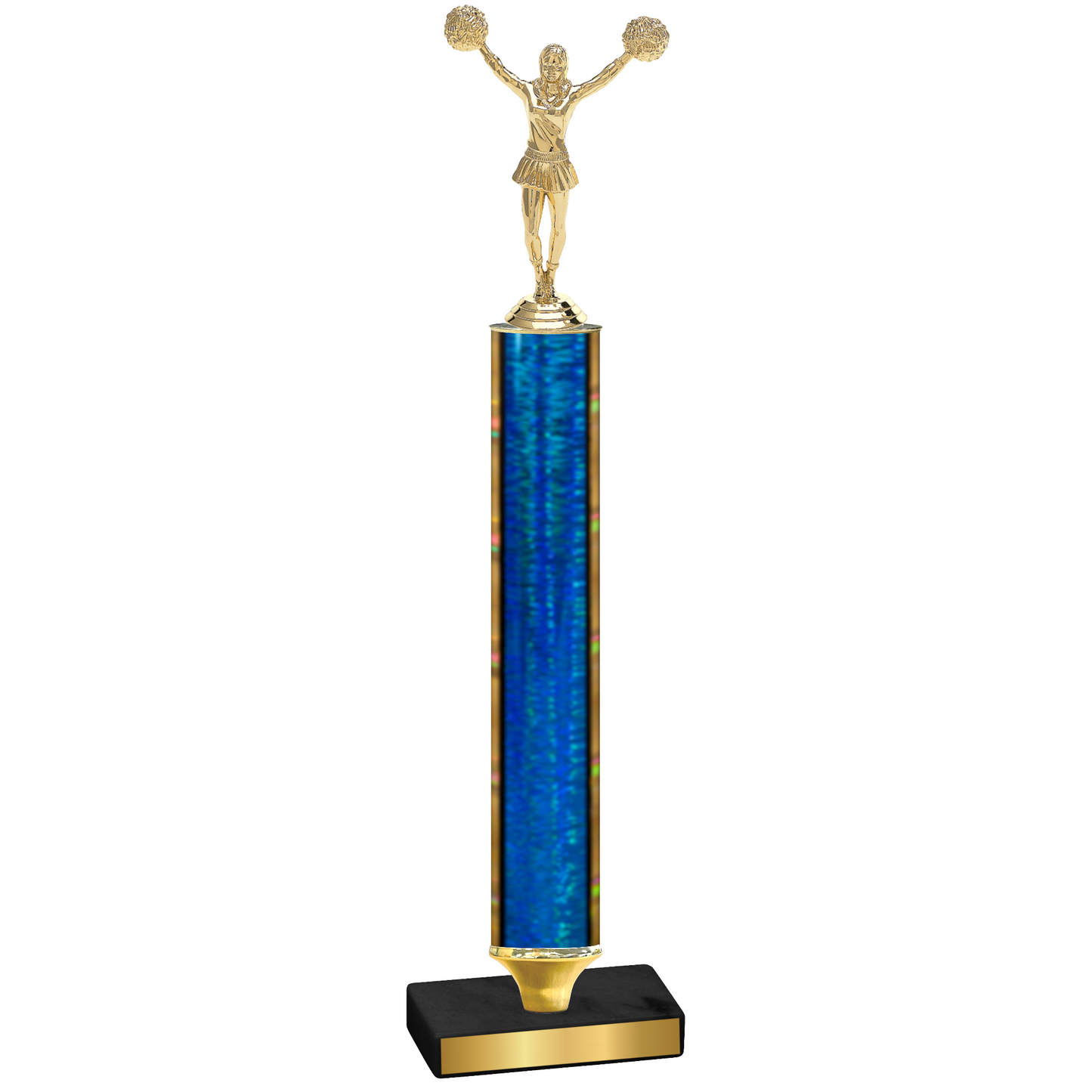 Value Blue Glacier Cheerleading Trophy