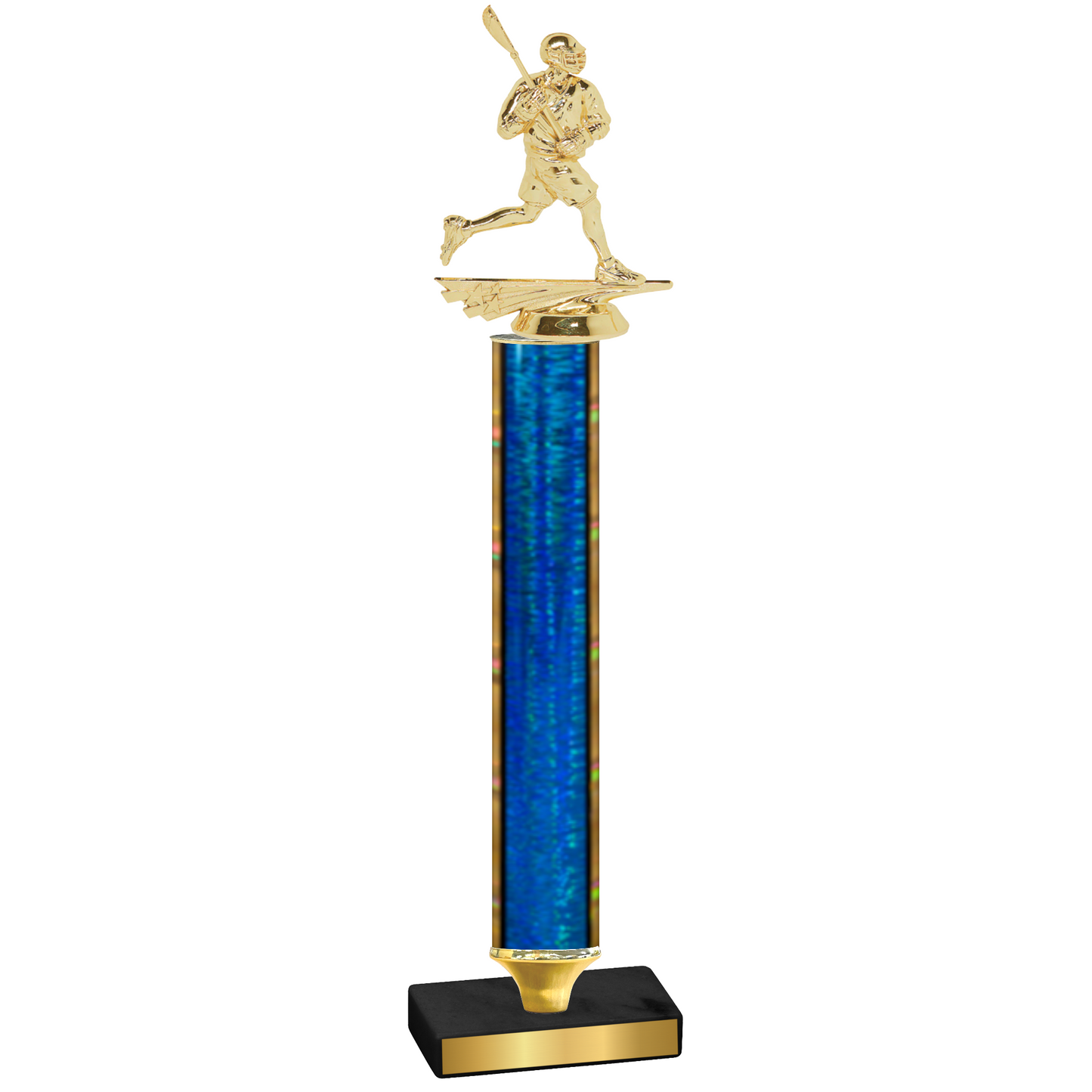 Value Blue Glacier Lacrosse Trophy