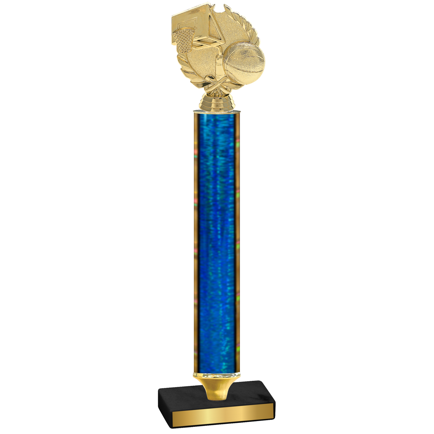 Value Blue Glacier Basketball Trophy