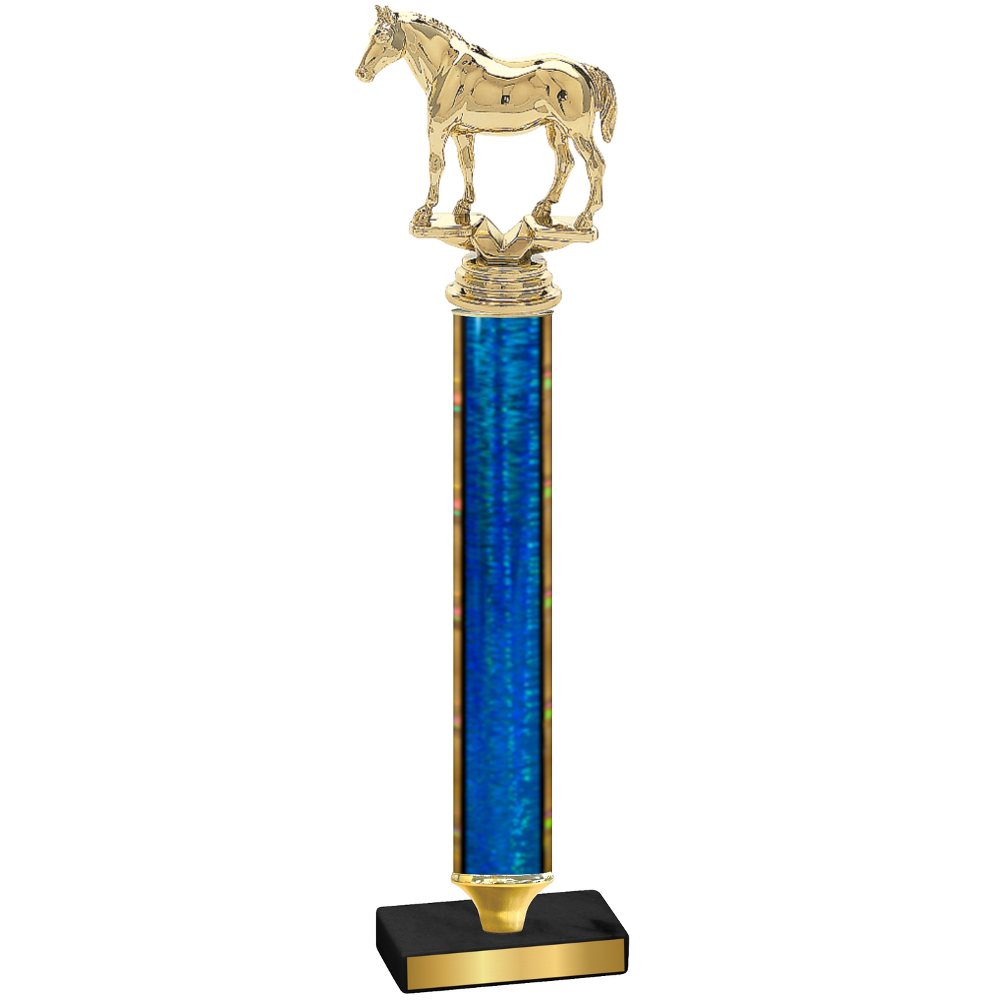 Value Blue Glacier Horses Trophy