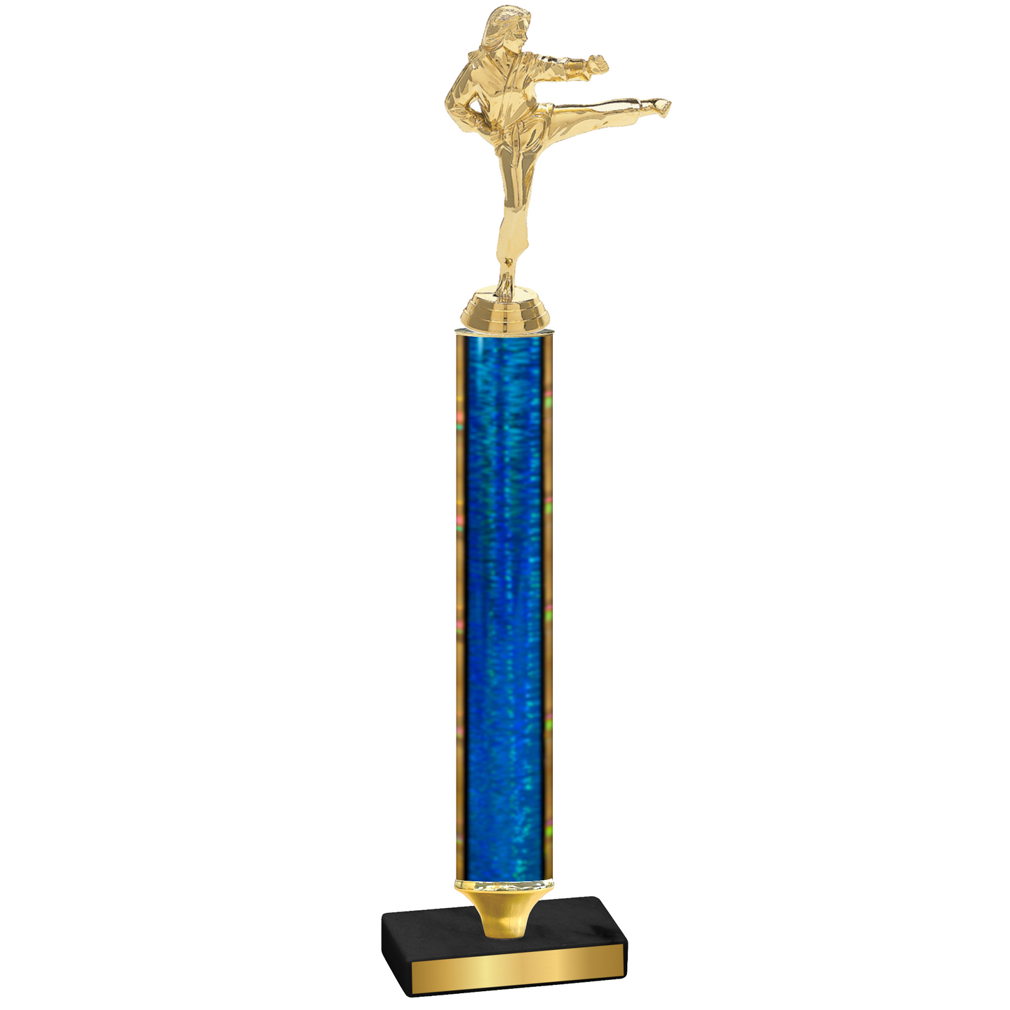 Value Blue Glacier Karate Trophy