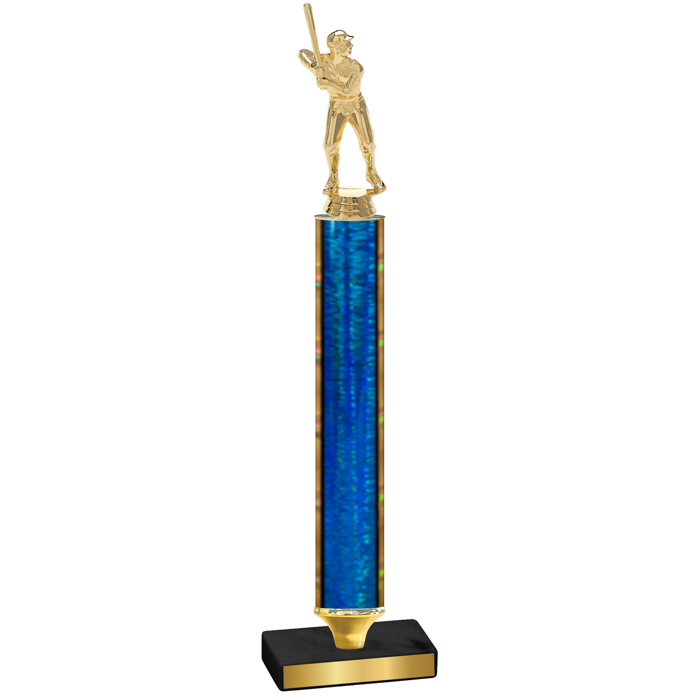 Value Blue Glacier Baseball Trophy