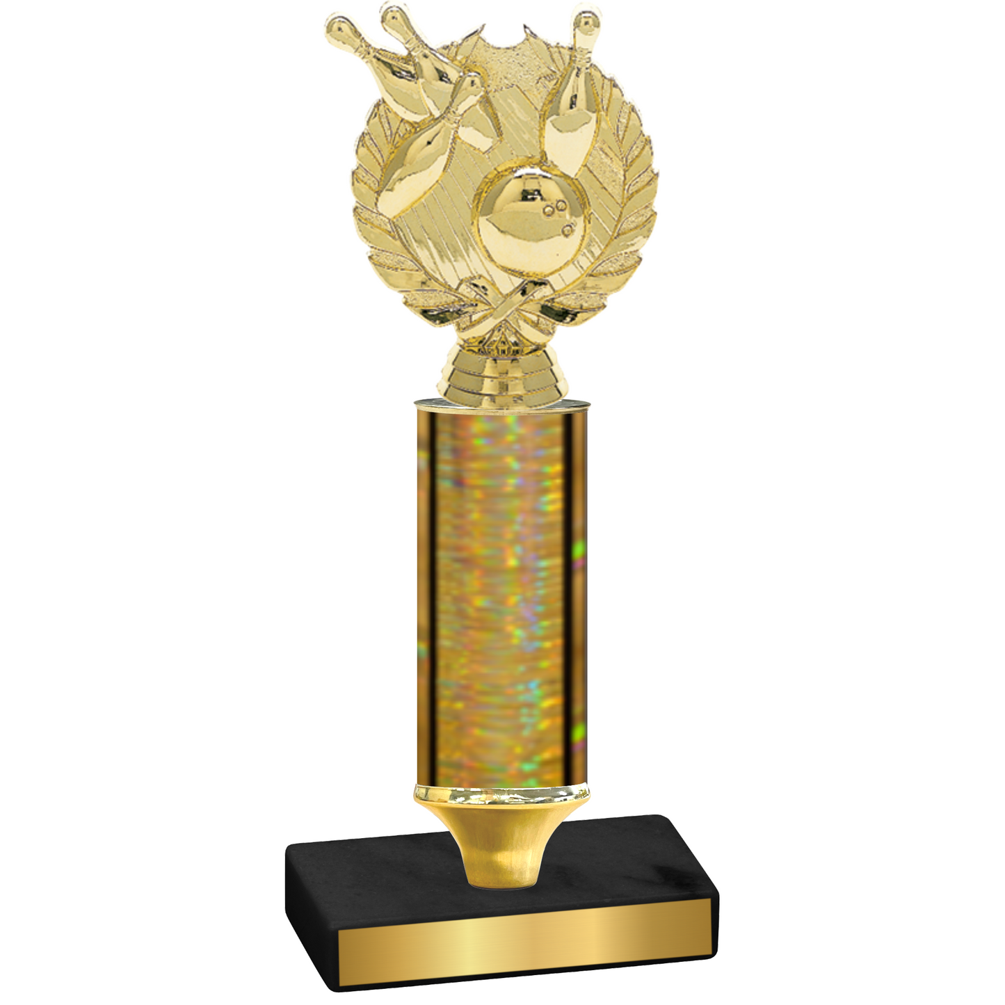 Value Gold Glacier Bowling Trophy