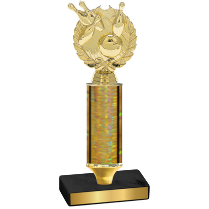 Value Gold Glacier Bowling Trophy