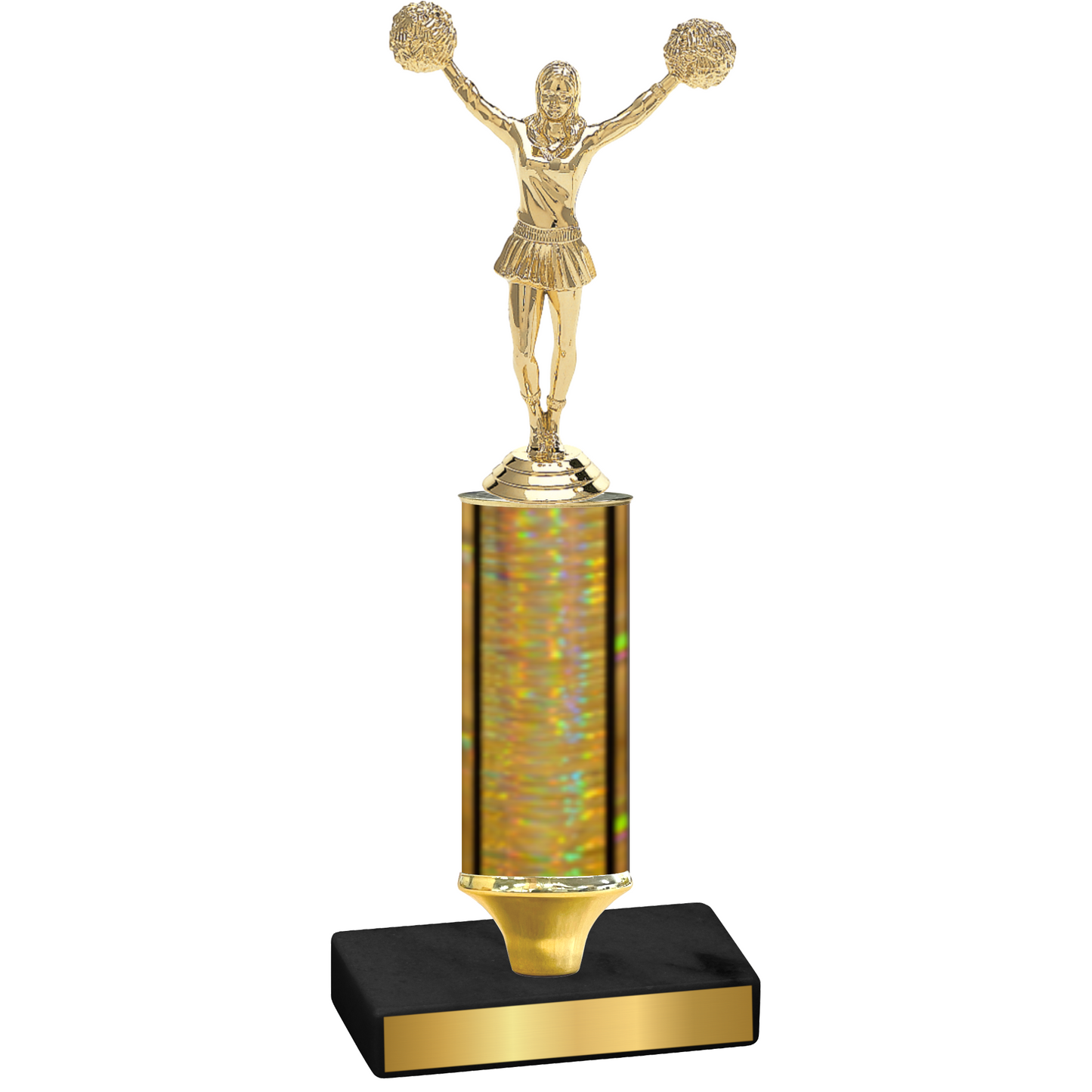 Value Gold Glacier Cheerleading Trophy