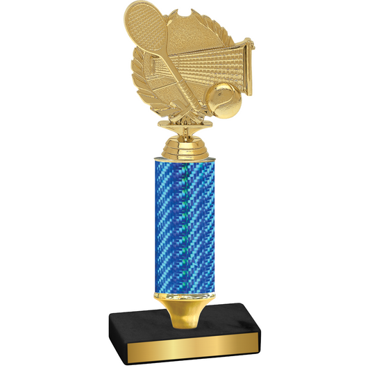 Value Blue Carbon Fiber Tennis Trophy