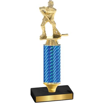 Value Blue Carbon Fiber Hockey Trophy