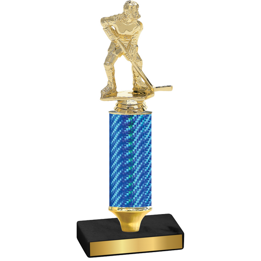 Value Blue Carbon Fiber Hockey Trophy