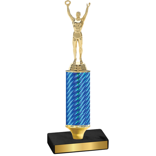 Value Blue Carbon Fiber Victory Trophy