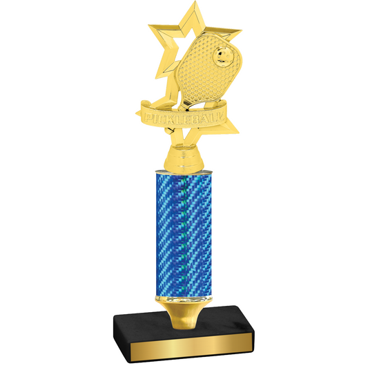 Value Blue Carbon Fiber Pickleball Trophy