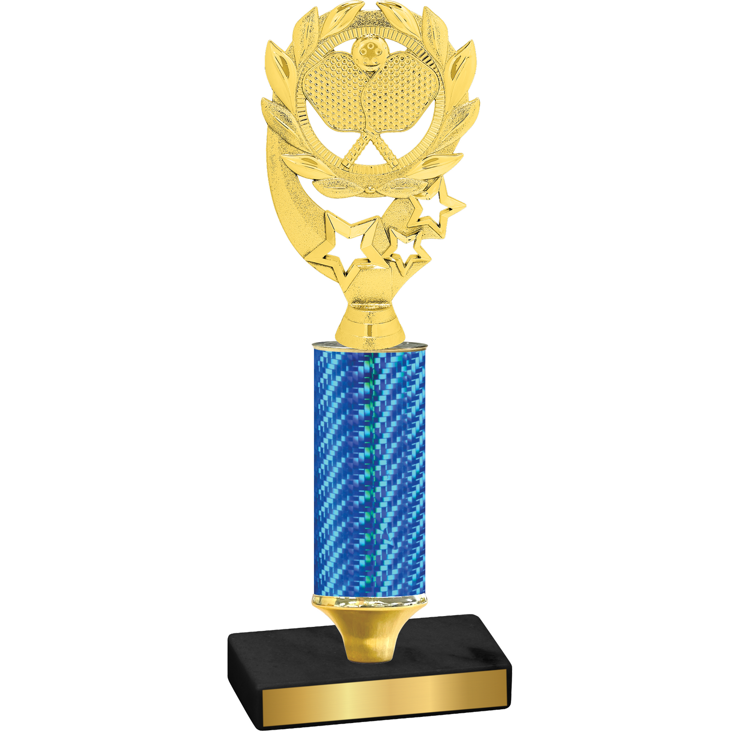 Value Blue Carbon Fiber Pickleball Trophy