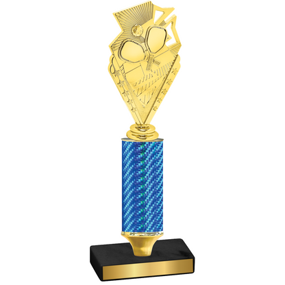 Value Blue Carbon Fiber Pickleball Trophy