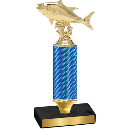 Value Blue Carbon Fiber Fishing Trophy