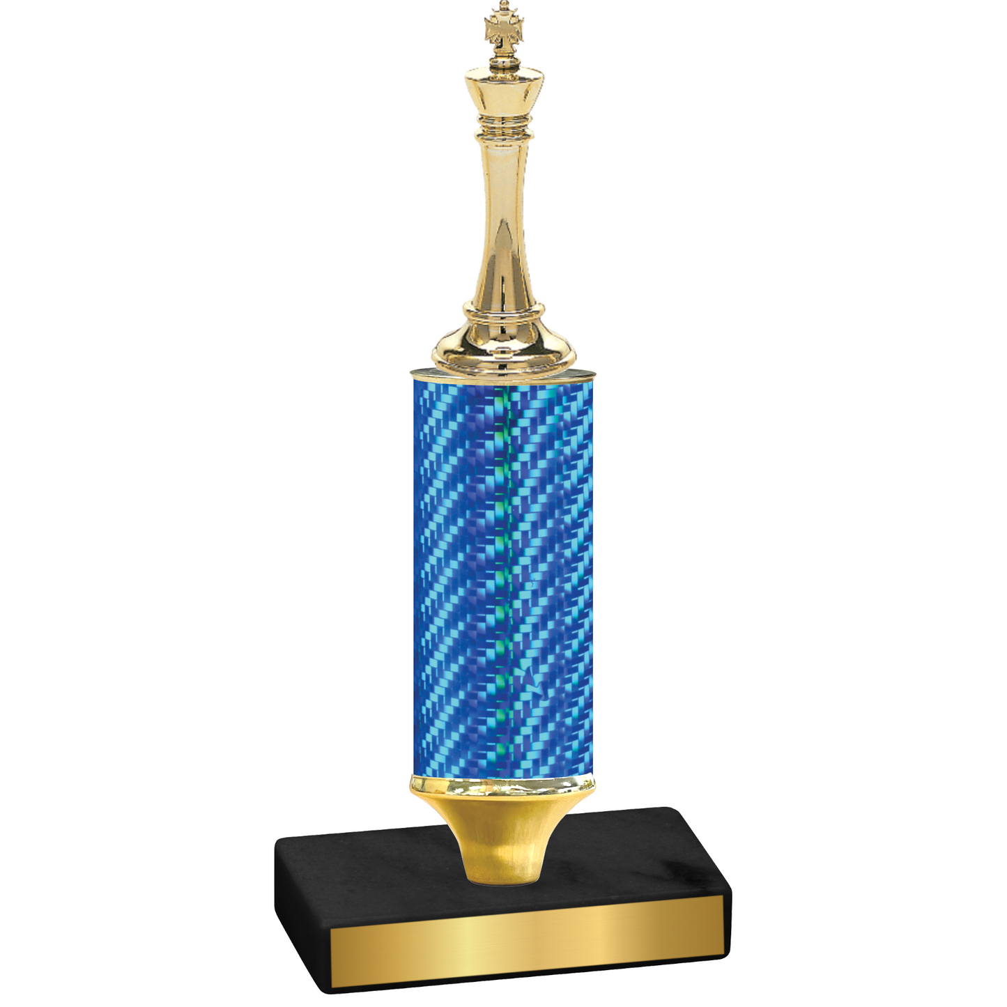 Value Blue Carbon Fiber Chess Trophy