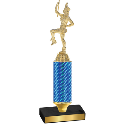 Value Blue Carbon Fiber Majorette Trophy