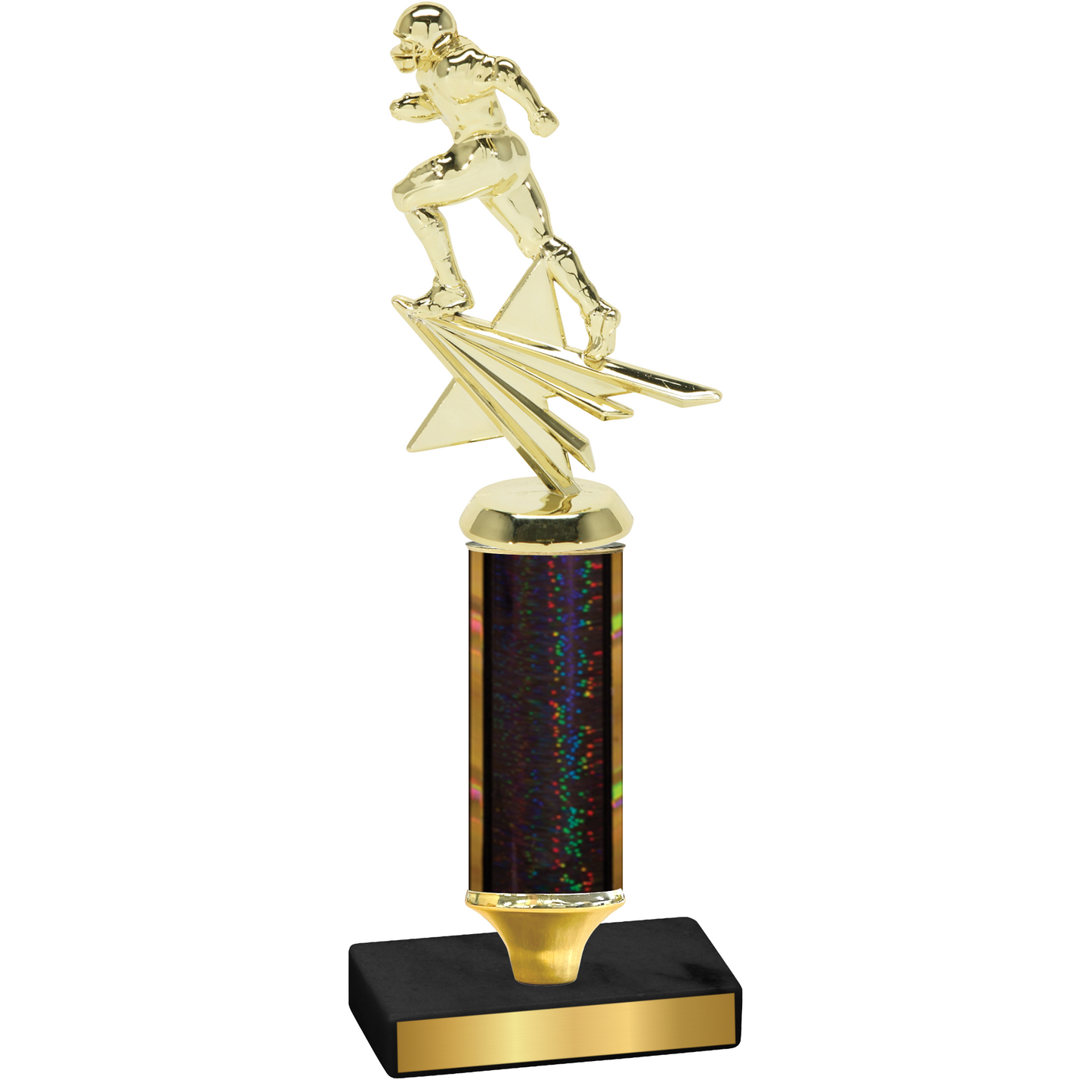 Value Black Glacier Football Trophy