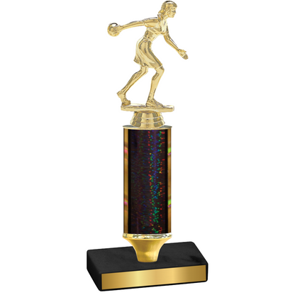 Value Black Glacier Bowling Trophy