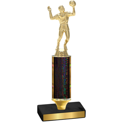 Value Black Glacier Volleyball Trophy