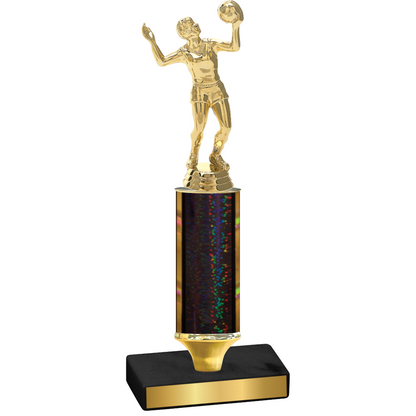 Value Black Glacier Volleyball Trophy