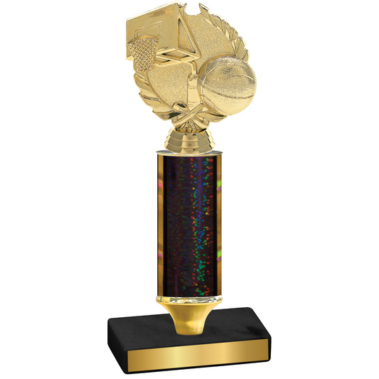 Value Black Glacier Basketball Trophy