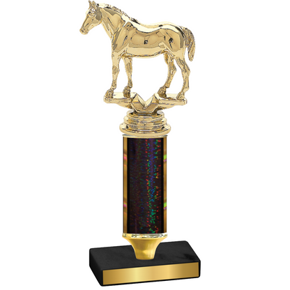 Value Black Glacier Horses Trophy