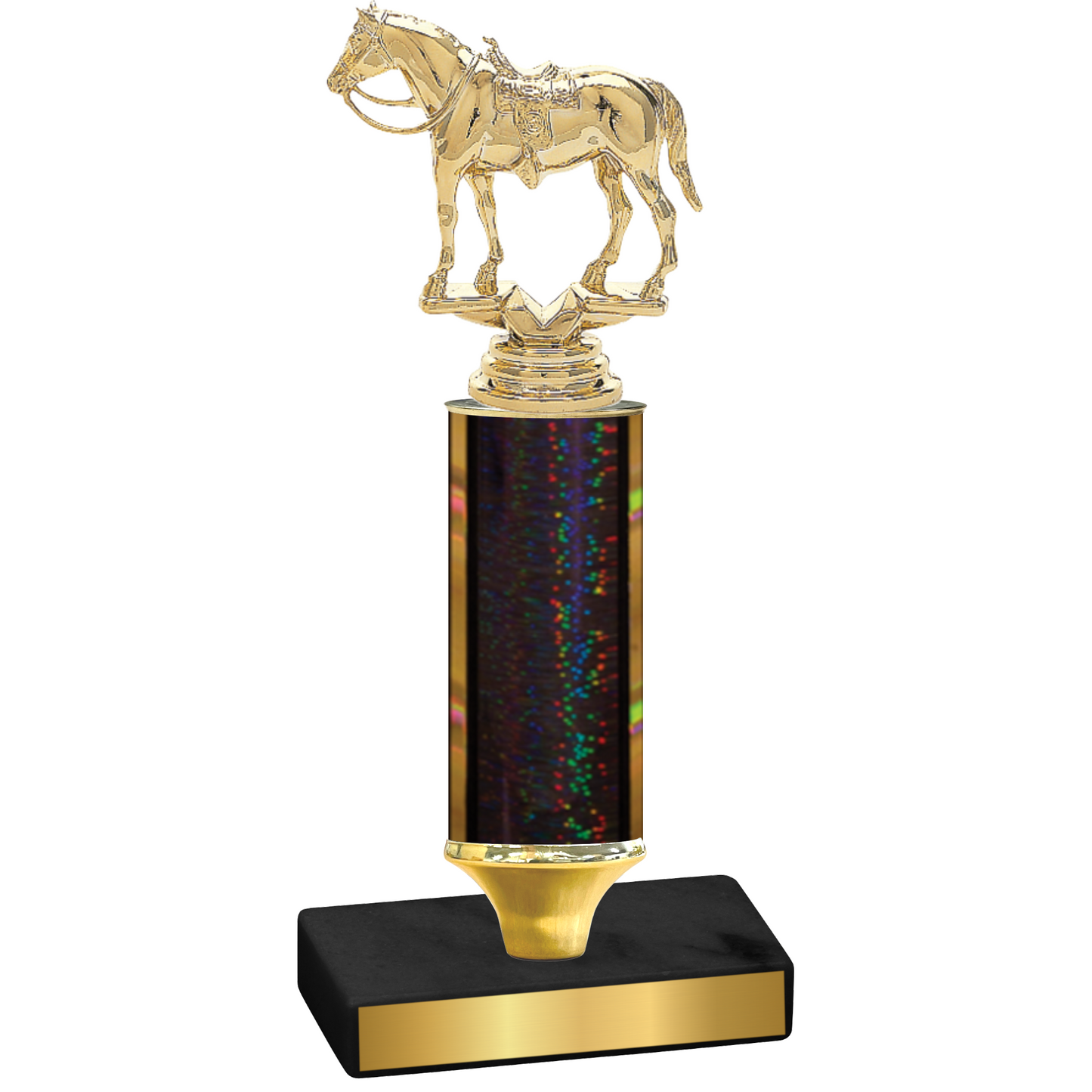 Value Black Glacier Horses Trophy