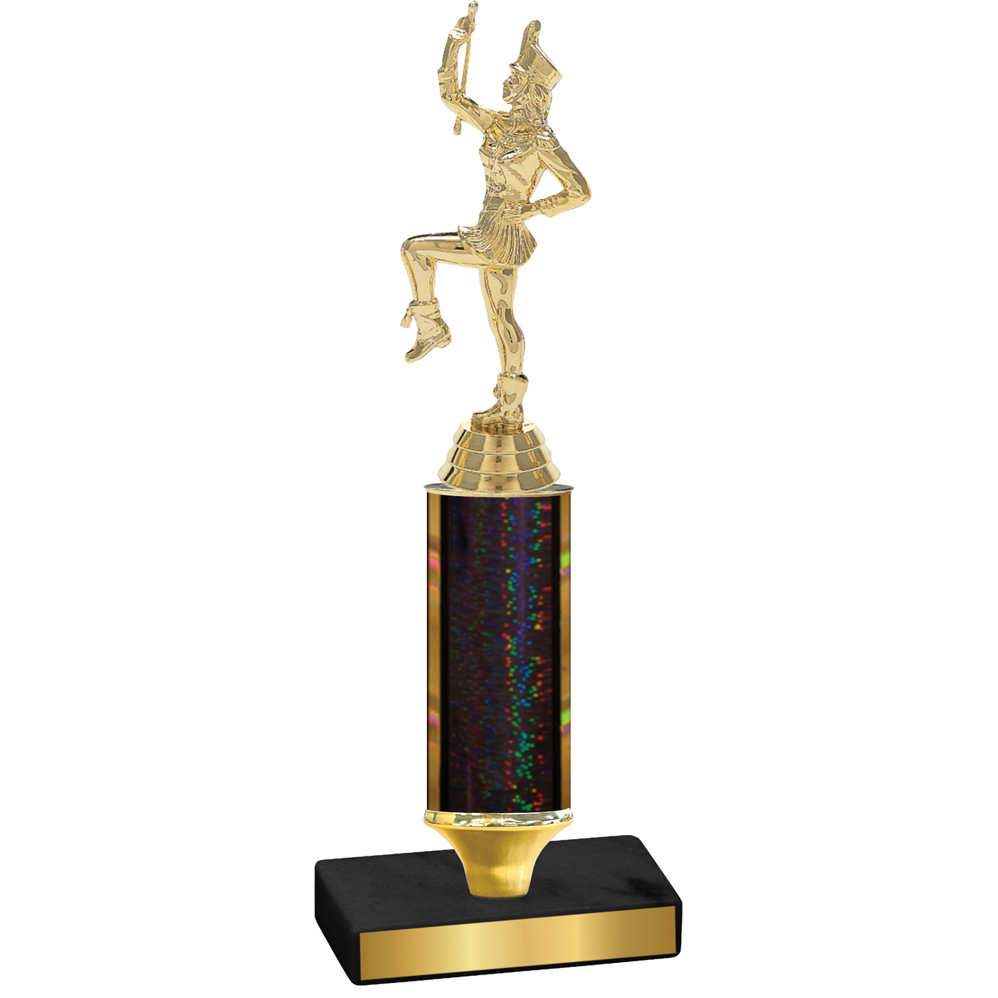 Value Black Glacier Majorette Trophy