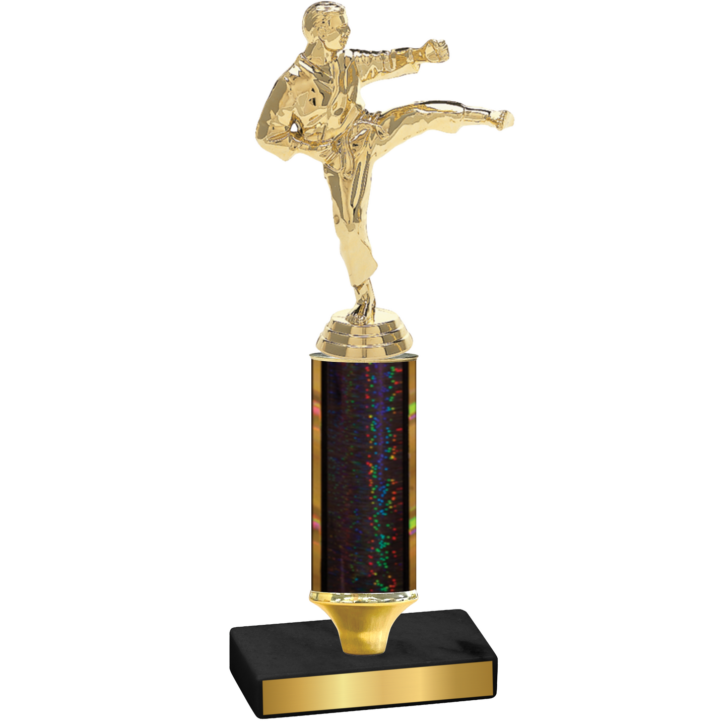 Value Black Glacier Karate Trophy