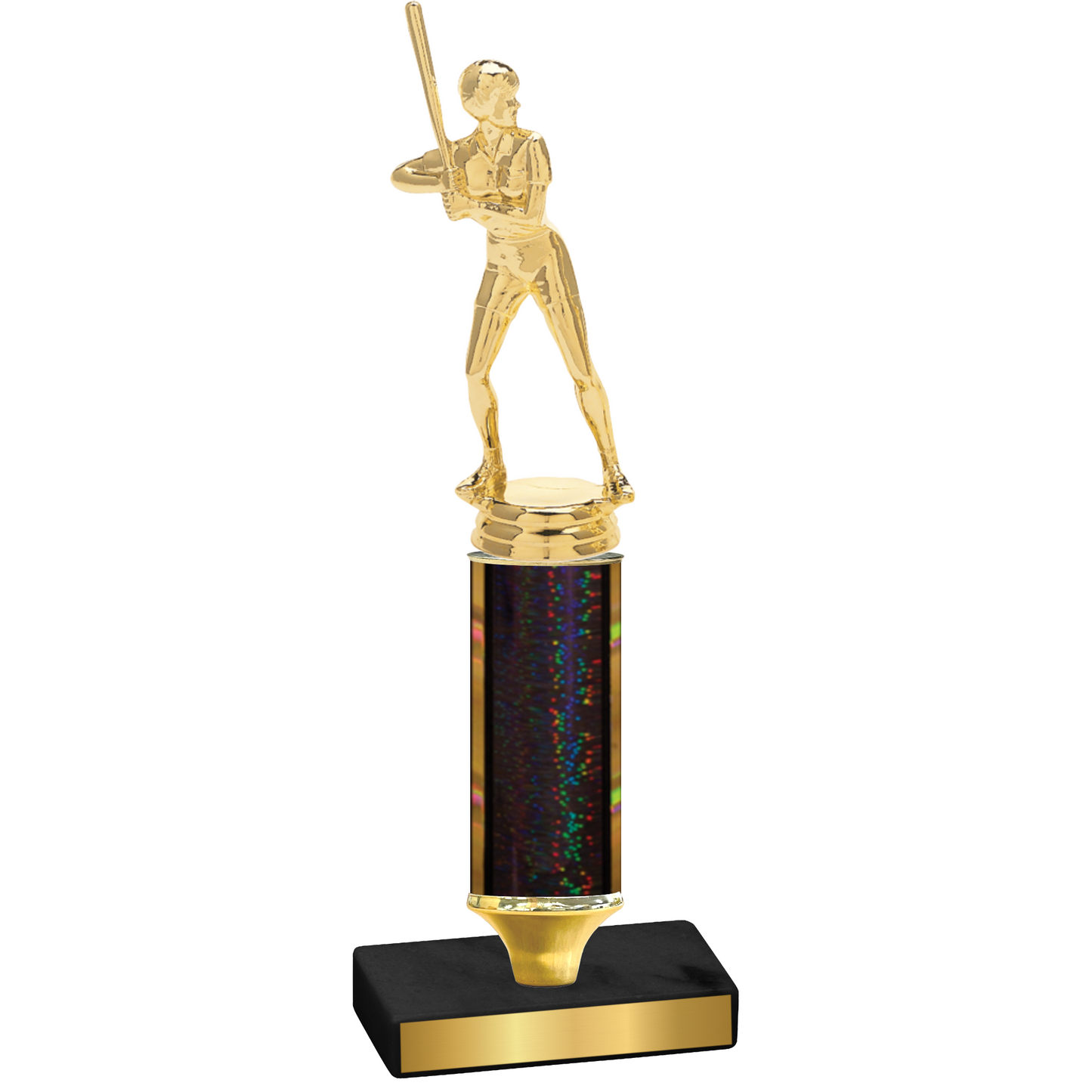 Value Black Glacier Softball Trophy