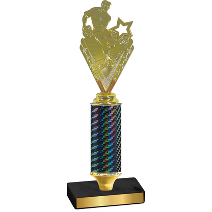 Value Black Carbon Fiber Rugby Trophy