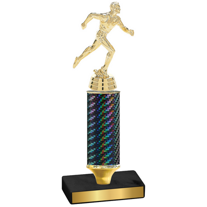 Value Black Carbon Fiber Running Trophy