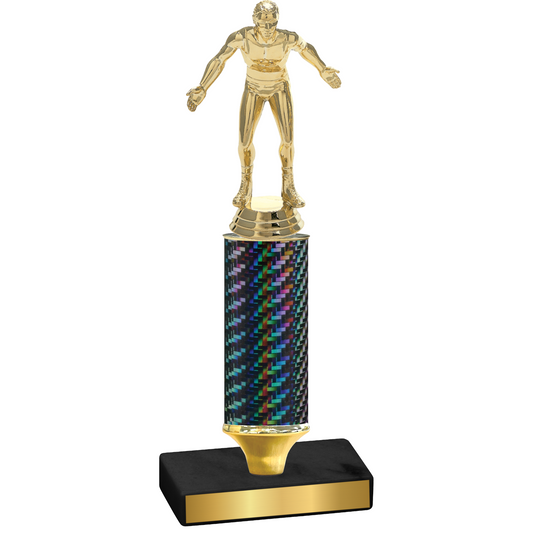 Value Black Carbon Fiber Wrestling Trophy