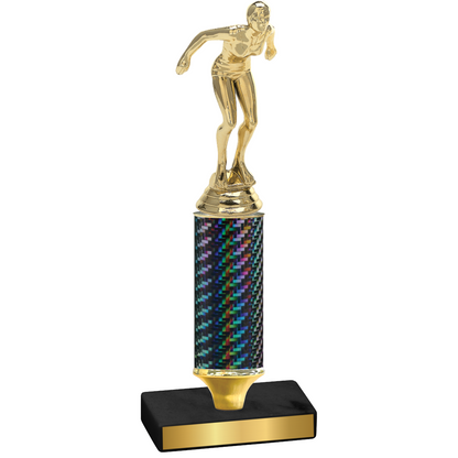 Value Black Carbon Fiber Tennis Trophy